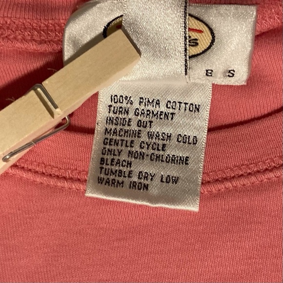 Talbots Petites Long Sleeved Pima Cotton T-Shirt | Size P | Soft Pink - Picture 4 of 6